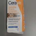 CeraVe Hydrating Mineral Sunscreen SPF 30 with Sheer Tint, Tinted Mineral Sunscreen with Zinc Oxide & Titanium Dioxide, Blends Seamlessly For Healthy Glow, Deep, 1.7 Oz