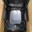 IRIS USA Plastic Drawer Storage Organizer, 3-Drawers, 2-Pack, for Classroom Art Craft Supplies, Bathroom Bedroom, Laundry Room, Black/Clear