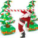 Fovths 71 Inch Large Christmas Inflatable Limbo Party Games for Adults, Christmas Inflatable Party Decorations, Carnival Game for Indoor Outdoor Xmas Holiday Family Party Supplies