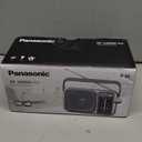 Panasonic Portable AM/FM Radio, Battery Operated Analog Radio, AC Powered, Silver (RF-2400D)