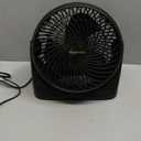 Amazon Basics Air Circulator Fan, Desk Fan for Bedroom, Home and Office, With 90-Degree Tilt Head, 3 Speed Settings, Lightweight (3 LBS), 35 Watts, Black, 11.1"W x 6.3"D x 10.9"H