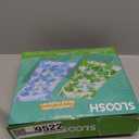 SLOOSH 2-Pack Inflatable Pool Floats Mat - XL Pool Floaties Adults Size with Headrest, Sun Tanning Raft Lake Beach Swimming Pool Party Toys Floating Lounge Above Water Keep Cool (Blue/Green)