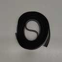 Treela Swing Doors Bathroom Seal 108 Inch Shower Door Strip Silicone Bottom Waterproof Sweep Replacement Seal for Home Bathroom Shower(Black,Simple Style)