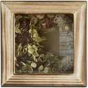 Freezing point Shadow Box Frame 5x5 Shadow Box Display Case Cabinet Picture Frame with Linen Back Memorabilia Awards Bouquet Photos Baby Memory Box for Keepsakes Small Mini Paw Print Box Pin (55, Carbonized)