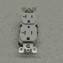 Leviton
20 Amp 125 V Tamper/Weather Resistant Duplex Outlet/Receptacle, White (1-Pack) W5820-T0W
