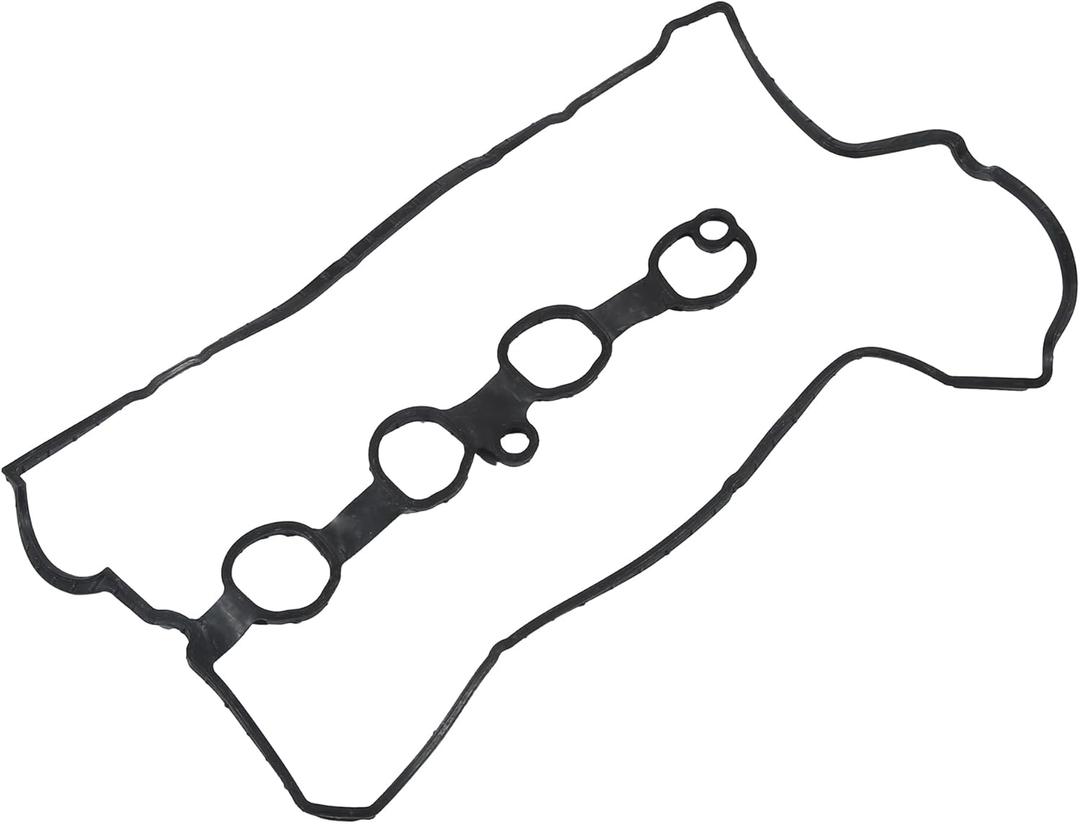X AUTOHAUX 1 Set Engine Valve Cover Gasket PY01-10-235 for Mazda 3 6 CX-5 2.5L I4 Black