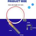 Thermopile Senor Assembly Replacement 750mv Fit for Rheem Ruud Richmond Water Heaters Pilot Burner Gas Water Heater Thermocouple Sensor Type Replace SP20824 SP20754 SP21058 SP20800 SP21096