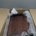 Bar Carts for The Home, Rolling Home Bar Serving Cart on Wheels, 3 Tier Portable Bar Cart, Rolling Coffee Cart with Lockable Wheels, Rustic Burnt Solid Wood and Industrial Matte Black Metal