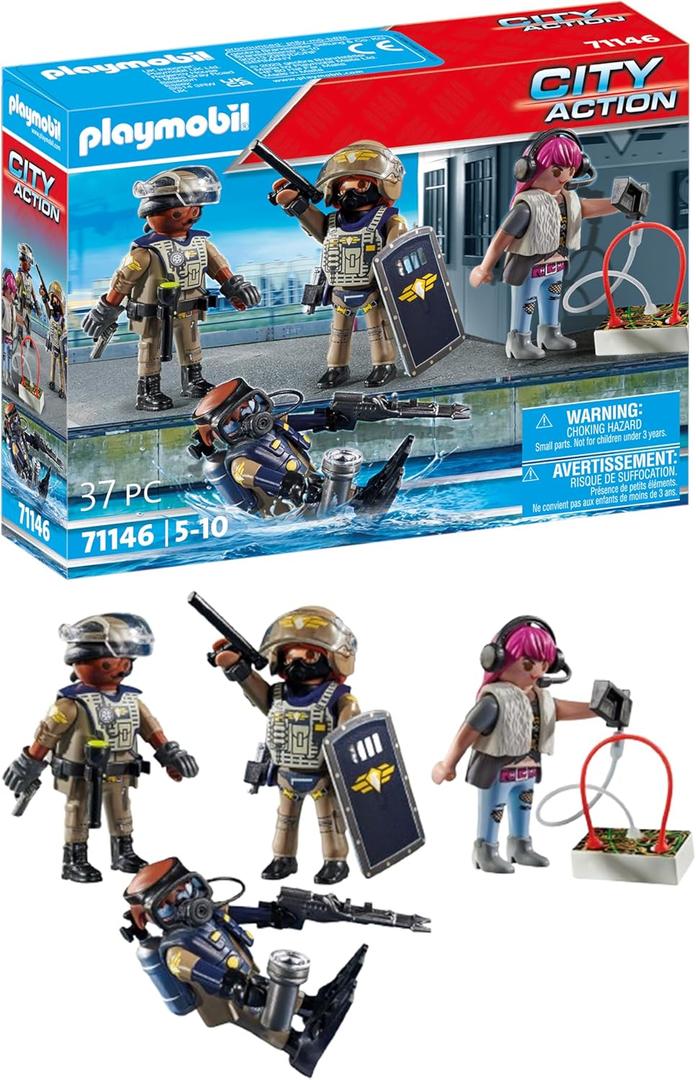 Playmobil Tactical Police Figure Set