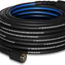 Kink Resistant 1/4" Pressure Washer Hose 25FT, 3600 PSI Flexible Power Washer Hose Replacement with M22-14mm Brass Thread Fittings, Replacement For Most Brand Pressure Washers