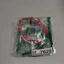 met-edianger 2Pcs Christmas Headband Red and Green Pearl Rhinestone Beaded Hairband Xmas Wide Knot Hair Hoop Holiday Festival Gift for Women