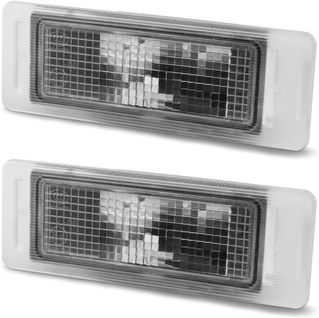 License Plate Light Unit Fit for GMC Acadia 2017 2018 2019, Driver and Passenger Side Replacement 13502178, 1 Pair