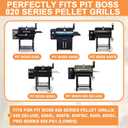 Flame Broiler Slide Cover & Bottom Kit for Pit Boss Smoker Replacement Parts Pit Boss Accessories 820 Deluxe, Pit Boss 820 SER Pellet Grills 820FB, 820FBC, 820S, 820SC, 820XL, Pro SER 820-PS1 (Lowes)