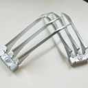 Superhero Claws, Wolverine Claws with Plastic Handles for Adults, Wolf Claws for Halloween Cosplay Props, Set of 2, One Pair Silver