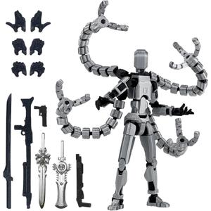 T13 Already Assembled Action Figure Accessories,T13 Multi-Jointed Movable,for Collectors Desktop Decorations t-13 Movability 3D Printed Toys