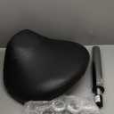 Antlu Saddle Stool Rolling Chair for Medical Massage Salon Kitchen Spa Drafting,Adjustable Hydraulic Stool with Wheels (Without Backrest, Black)