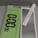 Bluetooth Time Sync Digital Wall Clock Battery Operated with Backlight, Auto DST Large Digital Wall Clock with Day, Date & Temperature, 15'' Large Digital Clock for Home, Bedroom, Office (White)