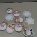 Zhanmai 1200 Pcs Winter Sticky Notes Bulks Winter Notepads Gifts Blue Penguin Snowflake Sweater Self-Adhesive Writing Memo Pad Office Home Daily Reminders Supplies