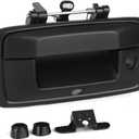 Tailgate Handle with Backup Camera Hole Black for 2014-2018 Chevrolet Chevy Silverado GMC Sierra Replaces# 23448681, 23128692, 23156952