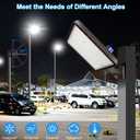 ledmo 480W LED Parking Lot Light,5000K 72000LM Super Bright Dusk to Dawn Outdoor Commercial Street Light IP65 Exterior Security Large Area Flood Lighting with 180Adjustable Bracket