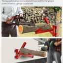 Heavy-Duty Log Cutting Support, Toothed Fixed Log Cutting Bracket