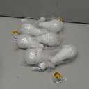 6 Pack Rechargeable Emergency Light Bulbs, Battery Powered LED Light Bulb 6000K Daylight E26 12W 60W Equivalent with 1500mAh for Home Power Outage Camping Hiking(6 Bulbs, 6 Hooks,3 Plug Caps)