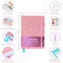 Undated 12 Month Planner Hardcover (5.5x8.5") - Weekly & Monthly Academic Life Organizer, Productivity Journal, Thick Paper, Sticker, Bookmark, Pen Loop(Pink)