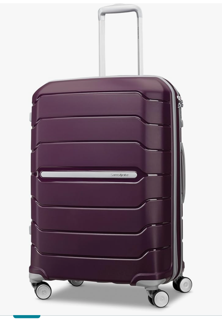 Samsonite Freeform Medium Luggage with Dual 360° Spinner Wheels - Checked Suitcase - TSA Lock, Airline-Approved - Lightweight Durable Polypropylene Expandable Hardshell - Amethyst Purple Samsonite Freeform Medium Luggage with Dual 360° Spinner Wheels - Checked Suitcase - TSA Lock, Airline-Approved - Lightweight Durable Polypropylene Expandable Hardshell - Amethyst Purple