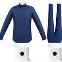 Automatic Ironing Machine, Portable Hands-Free Wrinkle Remover for Shirts & Pants, Gentle on All Fabrics, Ironing Machine Perfect for Apartments, Business Travel & Small Spaces