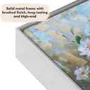 Floater Frame for 30x40 Canvas Paintings, DIY Metal Floating Frame with 1.5 Deep for Artists Designers Landscape Portrait Artwork, Modern Home Office Wall Decor (Silver)