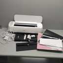 Cricut Maker Bundle, Includes Cricut Maker Cutting Machine, Iron On Vinyl, Premium Vinyl - Permanent, Holographic Iron On Vinyl, Transfer Tape, Cutting Mats, Tool Set, Crafting Accessories, Champagne