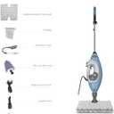 Shark Lift-Away 5-in-1 Steam Mop with Detachable Handheld Steam Cleaner, for Whole Home Cleaning including Sealed Hard Floors, Kitchens, Bathrooms, Upholstery, Cars, Grout & more, Blueberry, S3972BRN