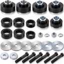 Subframe Body Mount Bushing Kit with Hardware Compatible with 1967-1972 Chevrolet Camaro Pontiac Firebird 1968-1972 Chevy Nova Chevy II, Rubber Frame Bushings for F-Body Restoration