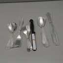 Gibson Home Trillium Plus 24-Piece Stainless Steel Flatware Utensil Set with Steak Knives  Silverware Service for 4 with Teardrop Handle Design