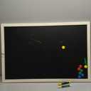 SELEAD Magnetic Chalkboard Words Sign - 24" x 36" Large White Frame Wall Decor Bulletin Chalk Board for Menu, Business, Restaurant, Farmhouse