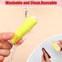 Good Life Lint Roller, Reusable Mini Lint Roller Pet Hair Remover, Portable Lint Roller, Washable Lint Roller, Portable Lint Remover for Clothes, Furniture, Dog & Cat Hair (4 Set)