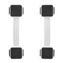 Munchkin Xtraguard Child Safety Cabinet Locks, Double Locking Latches for Babyproofing Appliances, Toilets and More, 2 Count