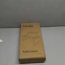 Beinilai Foldable Toilet Stool,7 Inches Poop Stool for Bathroom,Bamboo Toilet Stool Squat Adult,Potty Stool with Anti-Slip Strip (Yellow)