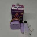 YLL Mini Karaoke Machine with 2 Wireless Microphones, TOP Kids Gifts for Girls Ages 3, 4, 5, 6, 7, 8, 9,10,11,12 +Year Old, 4-12 Years Old Birthday Toy Gift for Girls Boys Party (Purple)