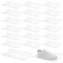 HEIHAK 20 Pack Clear Acrylic Slatwall Shelves 4.5 x 10 Inch  Wall Mounted Panel Accessories for Shoe Stores, Home Organization & Retail Display