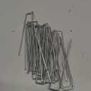 24 Pack Garden Stakes, U-Shaped Tent Stakes, Galvanized Landscape Staples, Ground Stakes, for Landscaping Securing Weed Barrier Fabric, Irrigation Tubing, Holding Fence, Tarpaulin