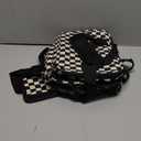 MIAOJIE Insulated Lunch Bag for Women, Double Leakproof Lunch Box Soft Cooler Tote with 5 Pockets, 600D Oxford, EVA Lining, Adjustable Strap for Work, Picnic, Beach&Travel- Corduroy Black Checkered