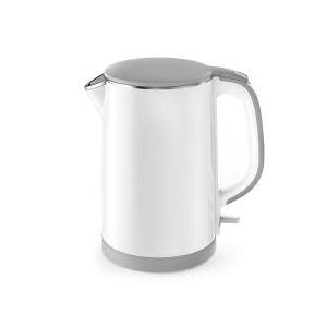 MIROCO Electric Kettle, miroco 1.5L Double Wall 100% Stainless Steel BPA-Free Cool Touch Tea Kettle, White