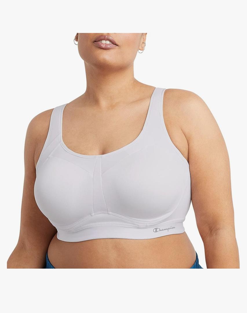 Champion Women's Sports Bra, Motion Control, Underwire Bra, High-Impact Sports Bra (34C)
