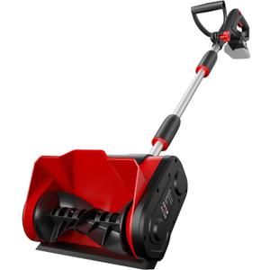 Cordless Snow Shovel Compatible with Milwaukee 18V Battery, 12" Electric Snow Blower with 20FT Max Throw & Adjustable Handle & Safety Switch, Snow Thrower for Driveway, Deck, Patio, Steps (Tool Only)