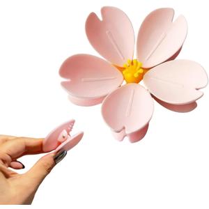 2-in-1 Sakura Food Bag Clip & Fridge Magnets, 3D Plastic Flower Snack Sealing Clip, Creative Dual Use Clip for Kitchen, Home & Office Decor