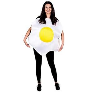 Fun Shack Men's Fried Egg Adult Costume, Fried Egg, One Size