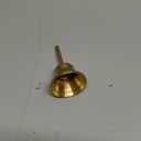 Brass Hand Bell, Small Call Dinner Hand Bell with Metal Handle for Seniors Bedside, Games Bell, Schools Bell, and Events