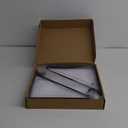 4 Pack Heavy Duty Closet Rod Brackets Holder 11 x 11 x 1 Inch White Closet Rod Support Bracket Black Steel Closet Rod Holders for Hanging Clothes Rod Support Brackets (Black - 4Pack)