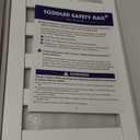 Toddler Safe Guardrail Compatible with Delta Children Convertible Crib, Crib Rail for Prevent Toddler from Rolling Off The Bed, White